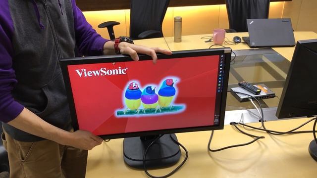 ViewSonic Monitor VG2439-smh Pivot & Height Adjustment смотреть онлайн