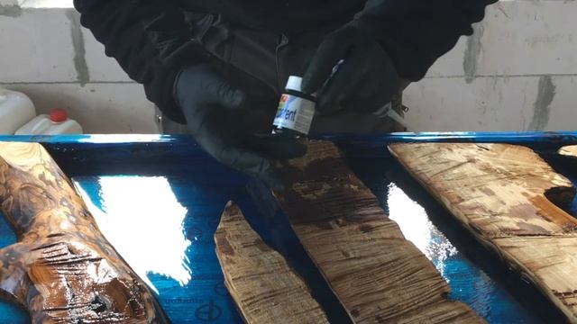 Стол из слэба облепихи часть 1 DIY EPOXY TABLE смотреть онлайн