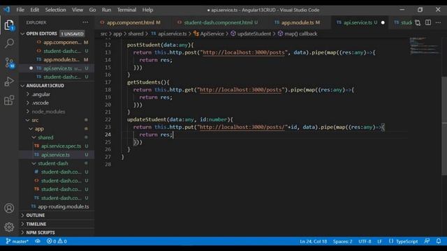 Angular 13 CRUD with JSON-server |Angular CRUD with Reactive form| Angular CRUD Project Crash Cours смотреть онлайн