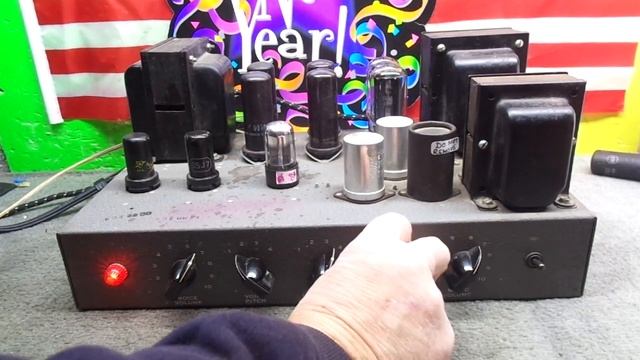 DEMO #1 VINTAGE EXECUTONE P12 TUBE MONOBLOCK AMP (4) 6L6 TUBES FOR SALE смотреть онлайн