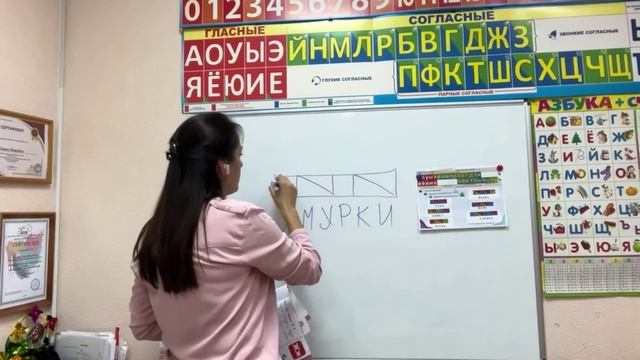 Звуко-буквенный разбор слова для первоклассников. Подготовка детей к школе. смотреть онлайн