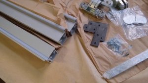 Комплект алюминиевой дверной коробки скрытого монтажа APK50/100×210