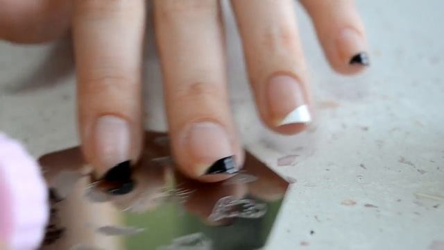 Кошка - дизайн ногтей. Степинг. смотреть онлайн