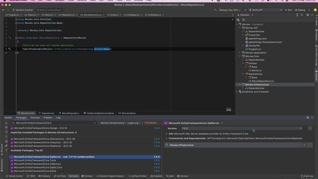 8 Adding Infrastructure Nuget Packages смотреть онлайн