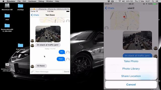 How to build real time iOS Chat application with Swift intro смотреть онлайн