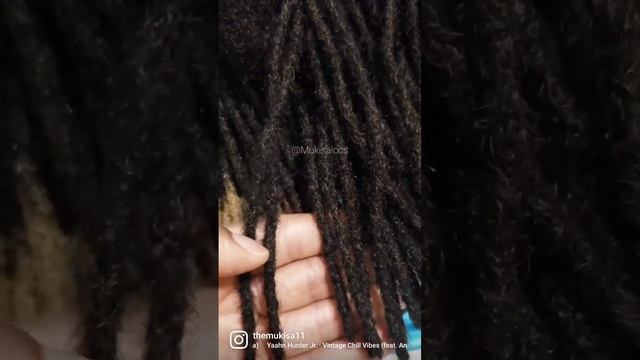 120, 6 inch extra small loc extensions | Mukisa locs смотреть онлайн