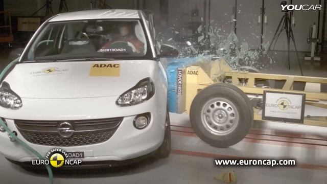 Opel Adam CRASH TEST смотреть онлайн