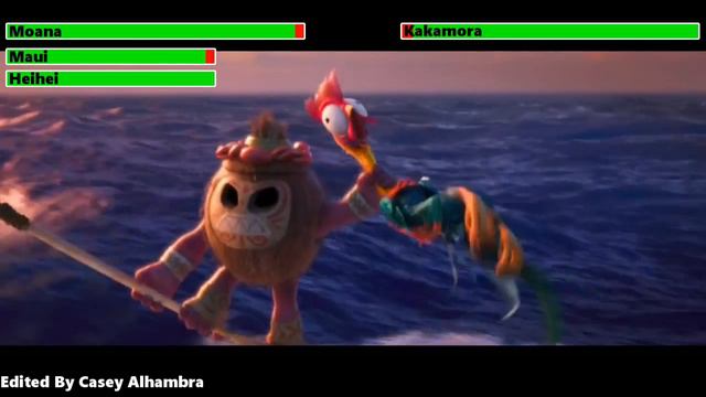 Moana (2016) Kakamora Attack with healthbars смотреть онлайн