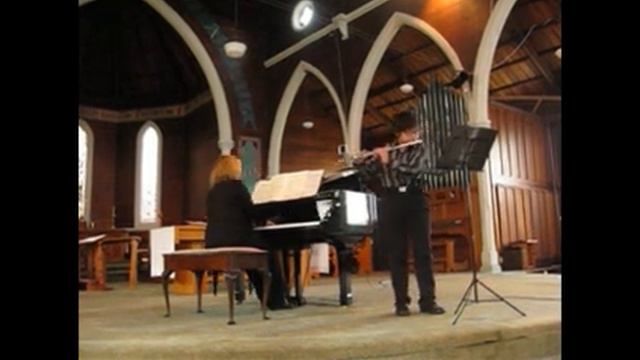 flute, Bach Flute Sonata no.2 1st movement BWV 1031 смотреть онлайн