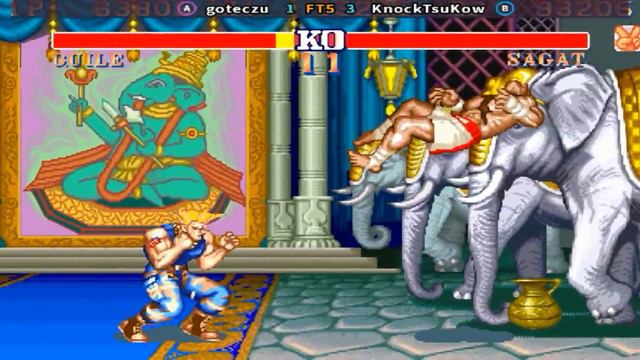 Street Fighter II': Hyper Fighting - goteczu vs KnockTsuKow FT5 смотреть онлайн
