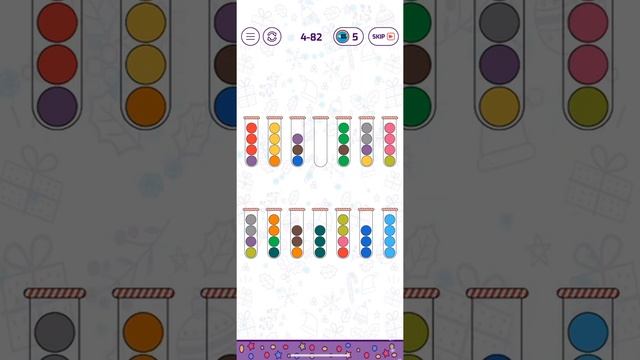 Bubble Sort Color Puzzle Game: Level 4-82, iOS Walkthrough смотреть онлайн