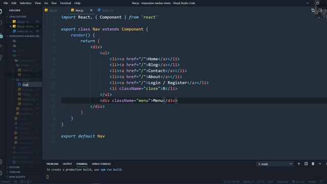 Responsive Navbar Menu React Router смотреть онлайн