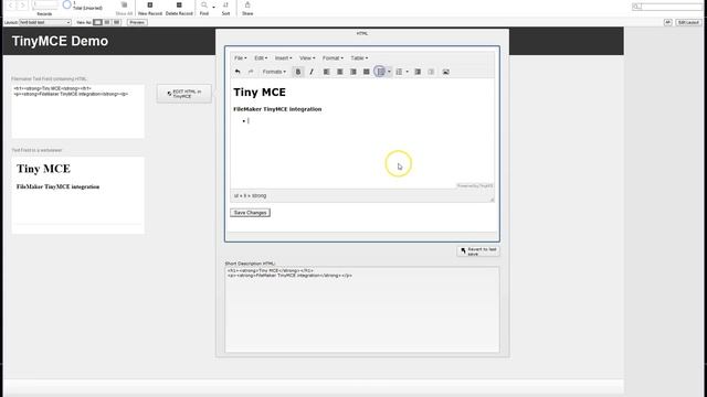 TinyMCE Demo смотреть онлайн