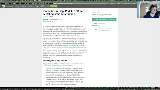 LISP Game Engine devlog #5 смотреть онлайн
