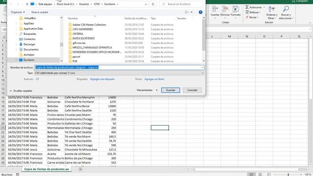 15.4.2 Exportar Excel a CSV смотреть онлайн