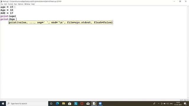 |PYTHON FOR BEGINNERS | | RULES FOR WRITING VARIABLE NAME IN PYTHON | |CODEKAROYAARO| смотреть онлайн