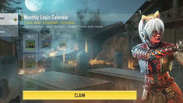 Daily Login Character_ SERAPH - FALLEN FIEND IN CALL OF DUTY MOBILE #callofdutymobile смотреть онлайн