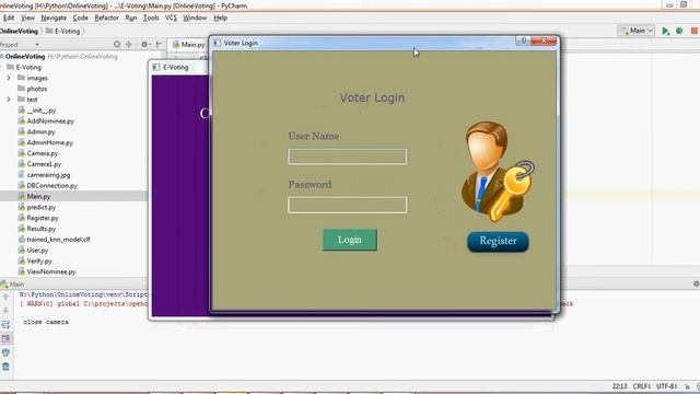 E-Voting based on Face Recognition using Python | Python Projects Hyderabad | смотреть онлайн