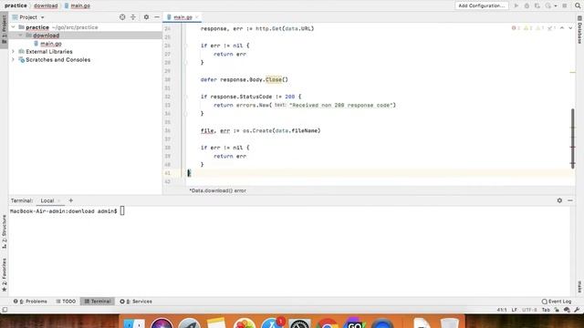 Golang Download File смотреть онлайн