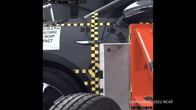 2021-2022 Volkswagen ID.4 Pro NHTSA MDB Side Crash Test