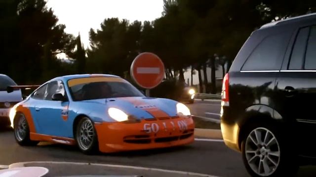 Gulf Porsche 996 Carrera Sound! (720p HD)