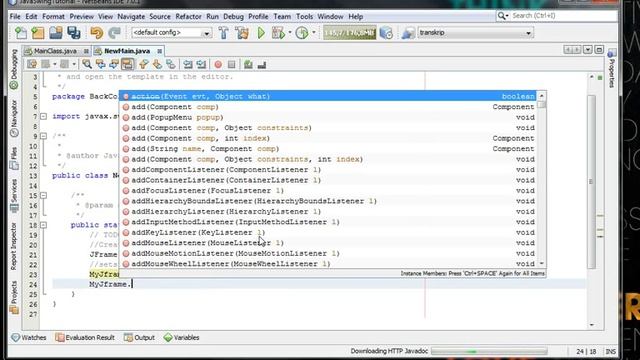 How to Change or Setting Jframe Backgroud Color in java swing programing for beginners смотреть онлайн