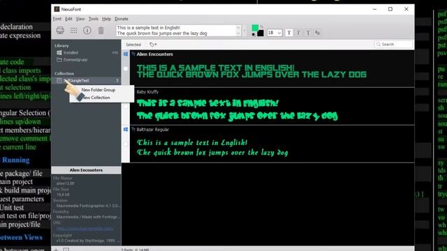 Desktop PC Software Overview NEXUSFONT смотреть онлайн