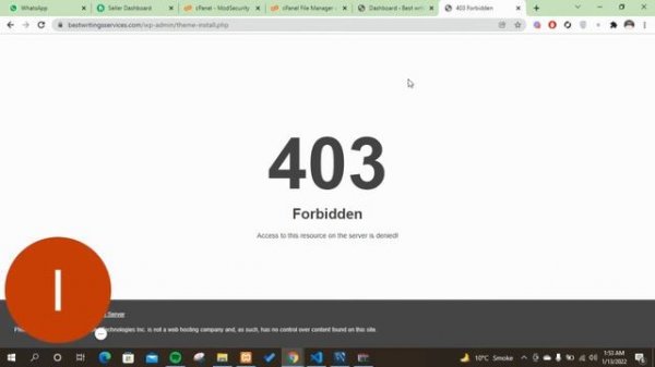 What is Wordpress 403 forbidden error and how to fix it new method 2022 | ModSecurity