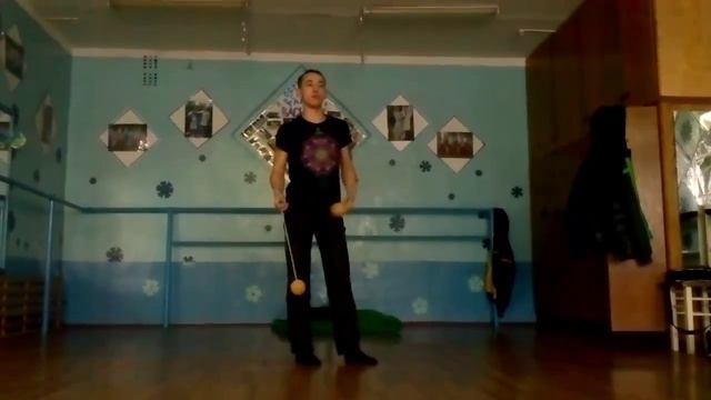 Fire-show уроки - Cross Обучение(Poi) смотреть онлайн