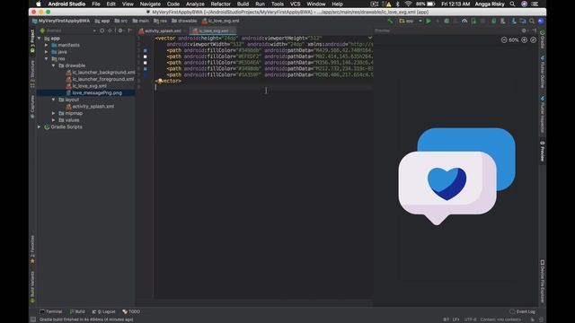 Icon & ImageView — Android Studio Basic Tutorial — Eps 6 смотреть онлайн