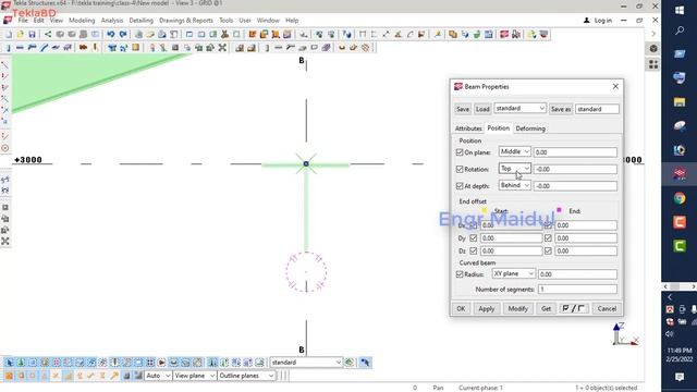How to create HI beam tapered flange in Tekla Bangla tutorial смотреть онлайн
