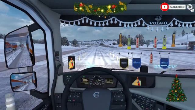 ETS 2 Болшой Совместны КОНВОЙ В ЧЕСТ МОЕГО ДР))!! /Logitech g29/ TRUCKBOOK/King of Roads смотреть онлайн