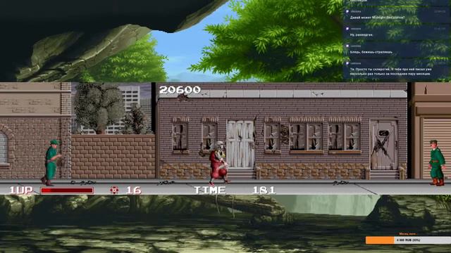 Месяц Beat ’em up 8 .Стрим 14.Игра 14. The Ninja Warriors.Arcade . смотреть онлайн