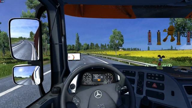 [ETS2] Euro Truck Simulator 2 - NaturaLux - Mercedes Actros MP3 - Krone Trailer - Promods 2.41 #1