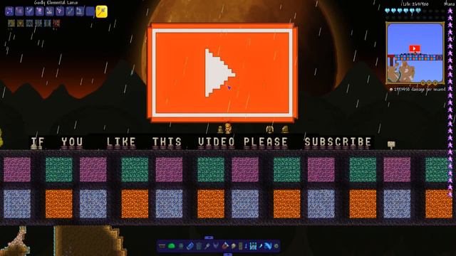 Terraria Super Buffed Element Lance Vs Calamity Mod Boss Rush смотреть онлайн