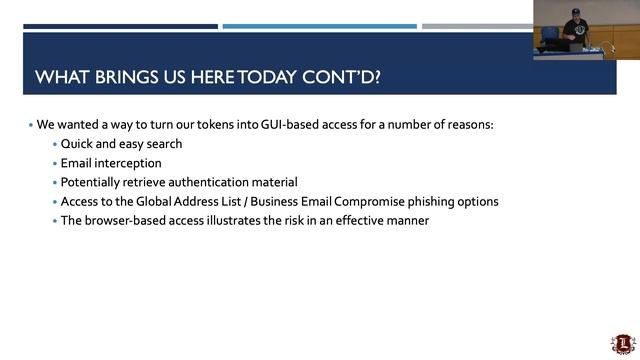 Bypassing Browser-Based MFA for Outlook Web Application by David Storie at BSides Toronto 2023 смотреть онлайн