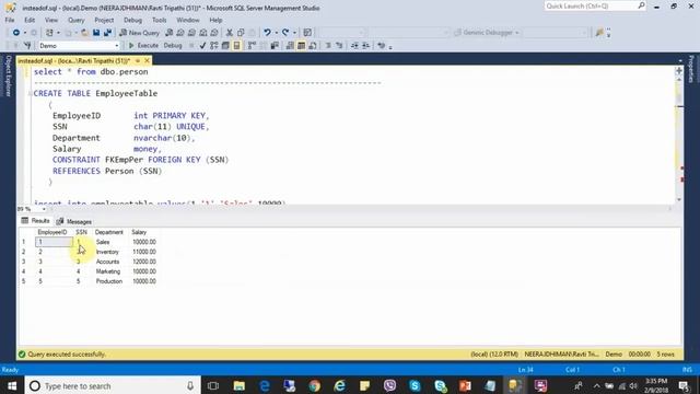 Triggers in Microsoft SQL Server смотреть онлайн