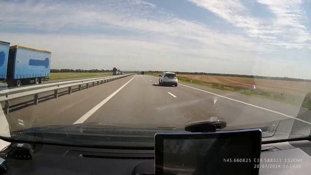 динамика Subaru XV 1.6 на трассе ( с полной загрузкой ) смотреть онлайн