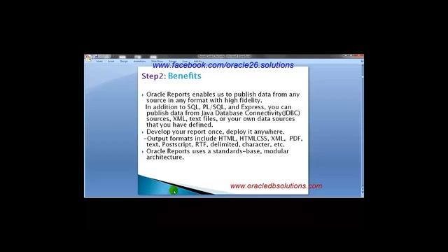 Oracle Reports | Theoretical Concept About Reports Builder & Reports Style | Bangla (Reports-01) смотреть онлайн