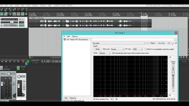 КАК УБРАТЬ ФОН МИКРОФОНА (ИЛИ ЛИШНИЙ ЗВУК) В REAPER И ADOBE PREMIERE PRO смотреть онлайн