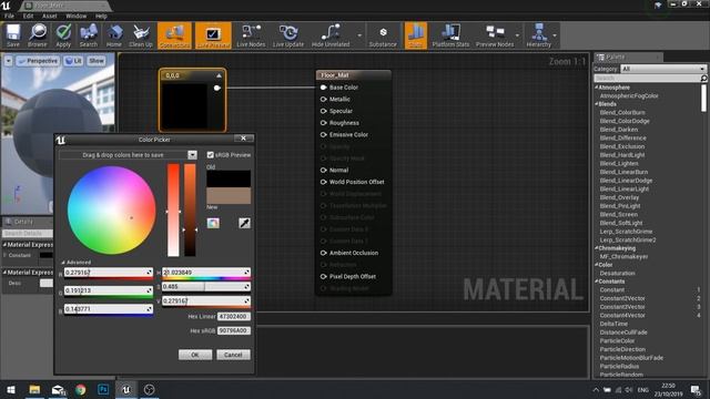 Making Your First Game in Unreal Engine 4 // 2-3 Creating Materials смотреть онлайн