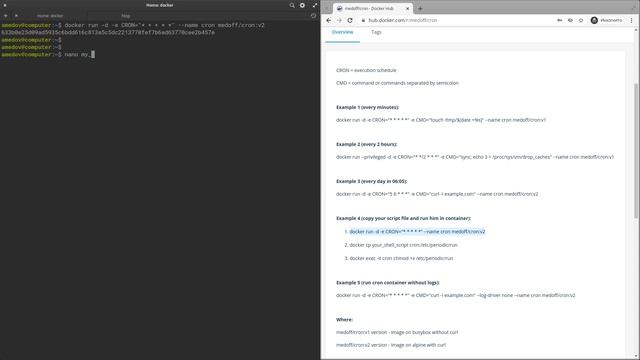 3. Docker - Cron Container