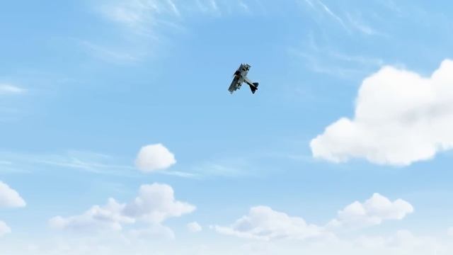 Fokker Dr.1 demo flight in "Rise Of Flight" смотреть онлайн