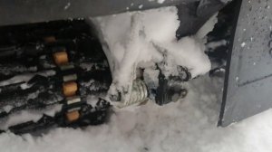 Центровка гусеницы снегохода Буран.