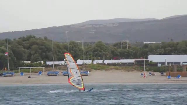 Windsurfing Crete in Scirocco Part1 смотреть онлайн