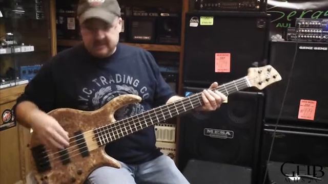 Elrick Platinum E-volution Hybrid 5 Ambrosia Maple Burl Bass Demo смотреть онлайн