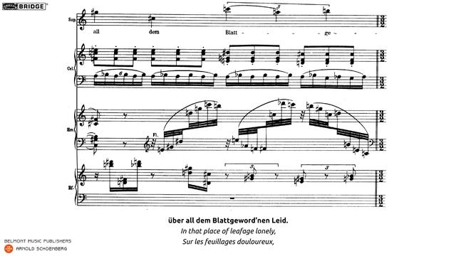 Arnold Schoenberg — Herzgewächse, Op.20 [w/ score] смотреть онлайн