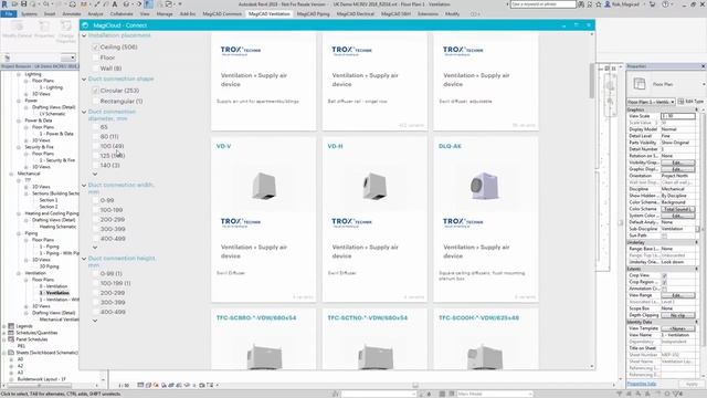 MagiCAD 2018 for Revit - sąsaja su MagiCloud смотреть онлайн