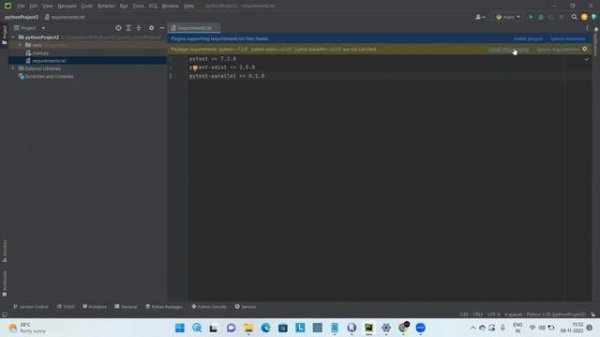 How to add dependencies for a python project