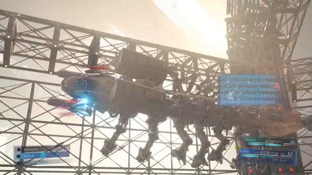 FINAL FANTASY VII REMAKE Yuffie solo vs Gigantipede (no damage no materia no Gotterdamerung) смотреть онлайн